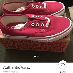 Authentic vans.